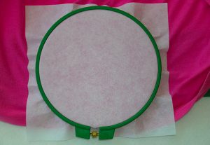 broderie support