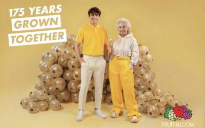 Fruit of the Loom fête son 175e anniversaire avec une campagne boostée à l’IA